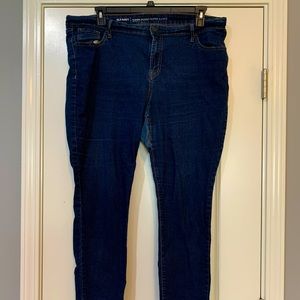 Gently Worn Old Navy Super Skinny Mid Rise Jeans